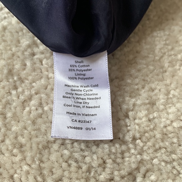 Talbots Navy and White skirt - Picture 5 of 5